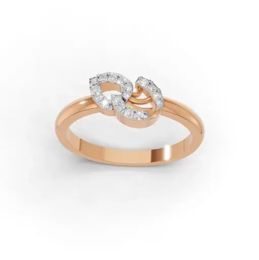 [K-LR-087] Pretty Petals Diamond Ring